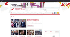 Desktop Screenshot of corectnews.com